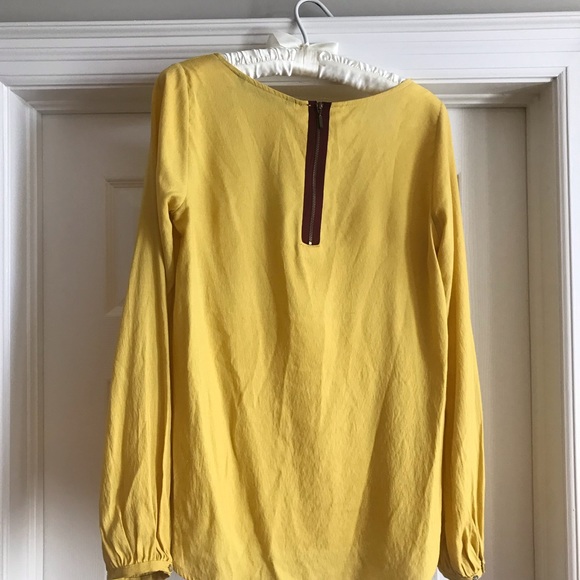 Zara mustard coloured blouse - Picture 6 of 6